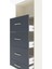 Arges Dolap Tek Raflı 4 Çekmeceli 60X30X163 Aytaşı-Antrasit 5