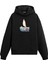 Yelkenli Deniz Manzaralı Tasarım Baskılı Unisex Kapüşonlu Hoodie 1