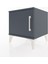 Hyperion Komodin Tek Kapaklı 44X44X48 Antrasit-Antrasit 3