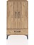 Arges Komodin 3 Raflı Tek Çekmeceli 2 Kapaklı 60X30X106 Çam-Çam 1