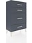 Arges Komodin 4 Çekmeceli 60X30X96 Antrasit-Antrasit 2