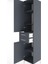 Hyperion Dolap 4 Raflı 2 Çekmeceli 2 Kapaklı 44X44X221 Antrasit-Antrasit 5