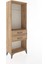 Arges Dolap Tek Raflı 2 Çekmeceli Tek Askılı 60X30X163 Çam-Çam 2