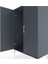 Hyperion Dolap 2 Kapaklı Tek Askılı 88X44X134 Antrasit-Antrasit 5