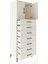 Hyperion Dolap Tek Raflı 7 Çekmeceli 2 Kapaklı 60X44X182 Aytaşı-Aytaşı 4