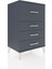 Hyperion Komodin 4 Çekmeceli 60X44X96 Antrasit-Antrasit 2