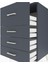 Hyperion Komodin 4 Çekmeceli 60X44X96 Antrasit-Antrasit 5