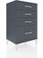 Hyperion Komodin 4 Çekmeceli 60X44X96 Antrasit-Antrasit 2