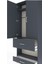 Arges Dolap 3 Raflı 2 Çekmeceli Tek Askılı 88X30X221 Antrasit-Antrasit 5