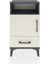 Arges Komodin 3 Raflı Tek Kapaklı 44X30X80 Antrasit-Aytaşı 1