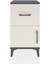 Arges Komodin 3 Raflı Tek Kapaklı 44X30X80 Antrasit-Aytaşı 2