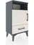 Arges Komodin 3 Raflı Tek Kapaklı 44X30X80 Antrasit-Aytaşı 3