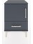 Hyperion Komodin Tek Raflı Tek Çekmeceli Tek Kapaklı 44X44X64 Antrasit-Antrasit 1