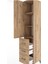 Hyperion Dolap 3 Raflı 3 Çekmeceli Tek Kapaklı 44X44X221 Çam-Çam 5