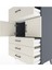 Hyperion Dolap Tek Raflı 4 Çekmeceli 2 Kapaklı 88X44X134 Antrasit-Aytaşı 5