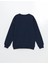 Yeni Sezon Bisiklet Yaka Baskılı Erkek Çocuk Sweatshirt 2