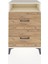 Hyperion Komodin Tek Raflı 2 Çekmeceli 60X44X96 Aytaşı-Çam 1