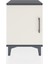 Arges Komodin 2 Raflı Tek Kapaklı 44X30X64 Antrasit-Aytaşı 1