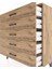 Arges Şifonyer 5 Çekmeceli 88X30X96 Çam-Çam 5