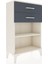 Arges Komodin Tek Raflı 2 Çekmeceli 60X30X96 Aytaşı-Antrasit 2