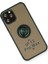 iPhone 12 Pro Kılıf Montreal Yüzüklü Silikon Kapak - Yeşil - MKR023290-2218 3