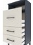 Arges Komodin Tek Raflı 3 Çekmeceli 44X30X96 Antrasit-Aytaşı 5
