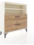 Arges Şifonyer 2 Raflı 2 Çekmeceli 88X30X96 Aytaşı-Çam 2