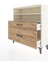 Arges Şifonyer 2 Raflı 2 Çekmeceli 88X30X96 Aytaşı-Çam 4