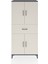 Hyperion Dolap 4 Raflı Tek Çekmeceli 4 Kapaklı 88X44X195 Antrasit-Aytaşı 1