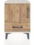 Arges Komodin 2 Raflı Tek Kapaklı 44X30X64 Aytaşı-Çam 1