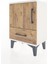 Arges Komodin 2 Raflı Tek Kapaklı 44X30X64 Aytaşı-Çam 3