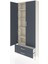 Arges Dolap 5 Raflı 2 Çekmeceli 2 Kapaklı 88X30X221 Aytaşı-Antrasit 4