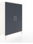 Hyperion Dolap Tek Raflı 2 Kapaklı Tek Askılı 88X44X134 Aytaşı-Antrasit 2