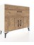 Arges Şifonyer Tek Raflı Tek Çekmeceli 2 Kapaklı 88X30X80 Aytaşı-Çam 2