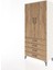 Hyperion Dolap 4 Raflı 4 Çekmeceli 2 Kapaklı 88X44X195 Aytaşı-Çam 3