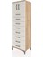 Hyperion Dolap Tek Raflı 8 Çekmeceli 2 Kapaklı 60X44X182 Çam-Aytaşı 3