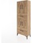 Arges Dolap 3 Raflı 2 Çekmeceli 4 Kapaklı 60X30X163 Çam-Çam 3