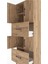 Arges Dolap 3 Raflı 2 Çekmeceli 4 Kapaklı 60X30X163 Çam-Çam 5