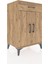 Hyperion Komodin 2 Raflı Tek Çekmeceli 2 Kapaklı 60X44X96 Çam-Çam 2