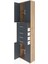 Arges Dolap 3 Raflı 4 Çekmeceli 4 Kapaklı 60X30X243 Çam-Antrasit 4