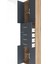 Arges Dolap 3 Raflı 4 Çekmeceli 4 Kapaklı 60X30X243 Çam-Antrasit 5