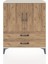 Arges Şifonyer 2 Raflı 2 Çekmeceli 2 Kapaklı 88X30X106 Aytaşı-Çam 1