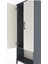 Arges Dolap Tek Raflı 2 Kapaklı Tek Askılı 60X30X163 Antrasit-Aytaşı 5