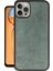 iPhone 14 Pro Max Kılıf Aras Deri Kapak - Koyu Yeşil - MKR029971-2925 1