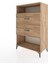 Hyperion Dolap Tek Raflı 2 Çekmeceli 88X44X134 Çam-Çam 3