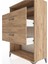 Hyperion Dolap Tek Raflı 2 Çekmeceli 88X44X134 Çam-Çam 5