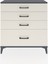 Arges Şifonyer 4 Çekmeceli 88X30X96 Antrasit-Aytaşı 1