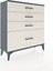 Arges Şifonyer 4 Çekmeceli 88X30X96 Antrasit-Aytaşı 2