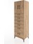 Hyperion Dolap Tek Raflı 6 Çekmeceli 2 Kapaklı 60X44X182 Çam-Çam 3