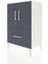 Hyperion Komodin 2 Raflı Tek Çekmeceli 2 Kapaklı 60X44X96 Aytaşı-Antrasit 3